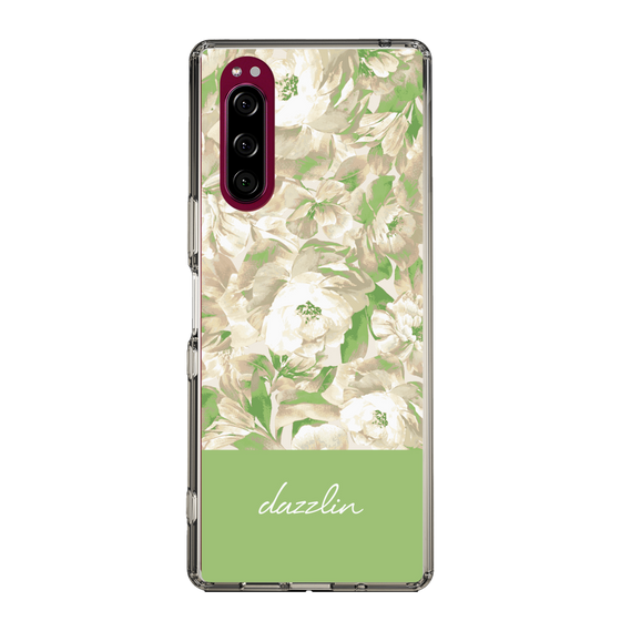 Slim Protection Case［ dazzlin - PaintFlower - Green ］