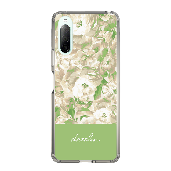 Slim Protection Case［ dazzlin - PaintFlower - Green ］