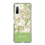 Slim Protection Case［ dazzlin - PaintFlower - Green ］