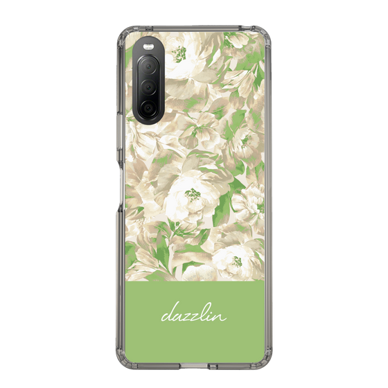 Slim Protection Case［ dazzlin - PaintFlower - Green ］