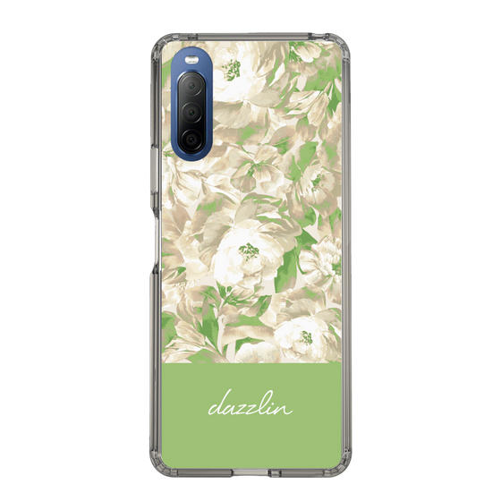 Slim Protection Case［ dazzlin - PaintFlower - Green ］