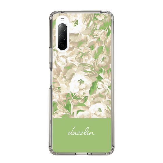 Slim Protection Case［ dazzlin - PaintFlower - Green ］