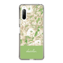 Slim Protection Case［ dazzlin - PaintFlower - Green ］