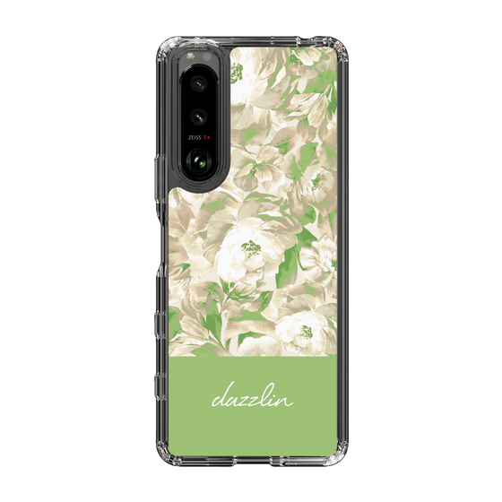 Slim Protection Case［ dazzlin - PaintFlower - Green ］