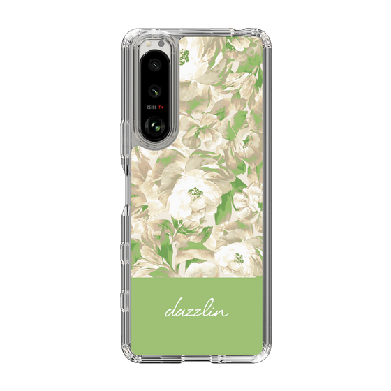 Slim Protection Case［ dazzlin - PaintFlower - Green ］
