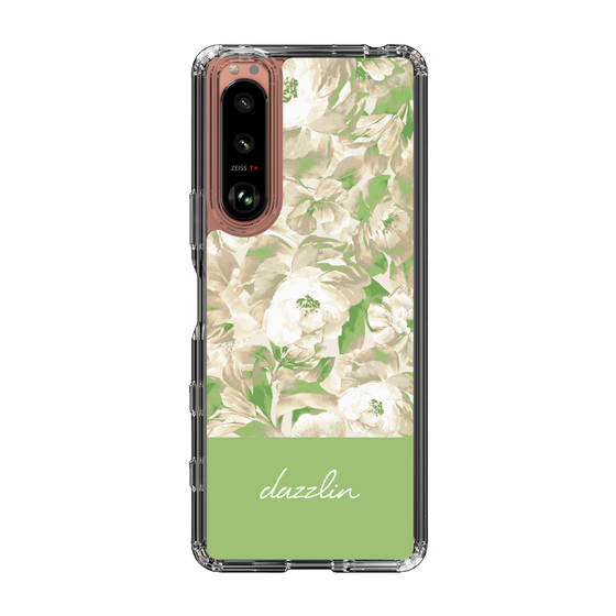Slim Protection Case［ dazzlin - PaintFlower - Green ］