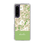 Slim Protection Case［ dazzlin - PaintFlower - Green ］