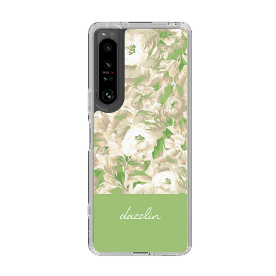 Slim Protection Case［ dazzlin - PaintFlower - Green ］
