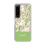 Slim Protection Case［ dazzlin - PaintFlower - Green ］