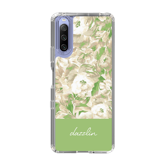 Slim Protection Case［ dazzlin - PaintFlower - Green ］