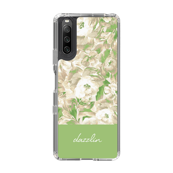 Slim Protection Case［ dazzlin - PaintFlower - Green ］