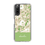 Slim Protection Case［ dazzlin - PaintFlower - Green ］