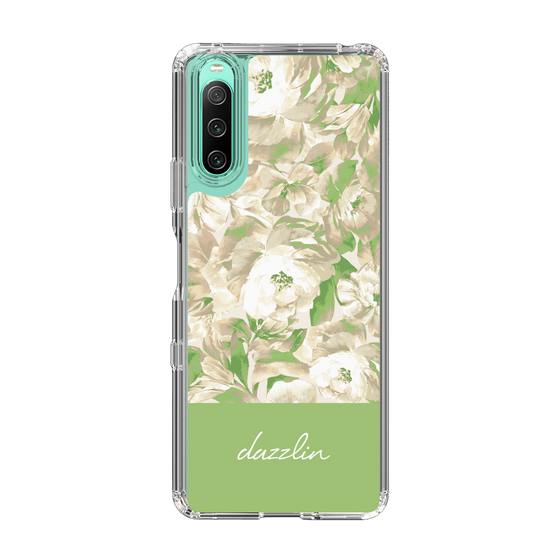 Slim Protection Case［ dazzlin - PaintFlower - Green ］