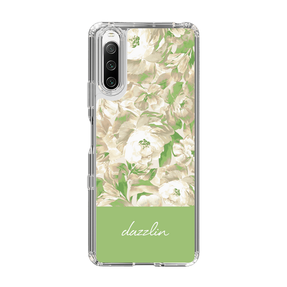 Slim Protection Case［ dazzlin - PaintFlower - Green ］