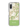 Slim Protection Case［ dazzlin - PaintFlower - Green ］