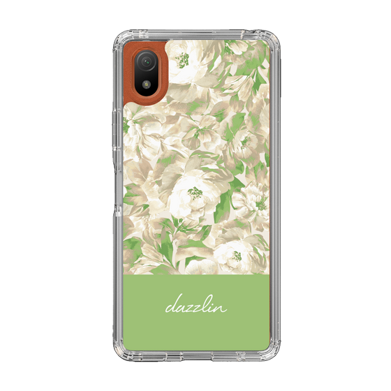 Slim Protection Case［ dazzlin - PaintFlower - Green ］