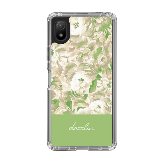 Slim Protection Case［ dazzlin - PaintFlower - Green ］