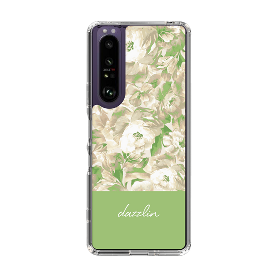 Slim Protection Case［ dazzlin - PaintFlower - Green ］