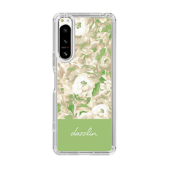 Slim Protection Case［ dazzlin - PaintFlower - Green ］