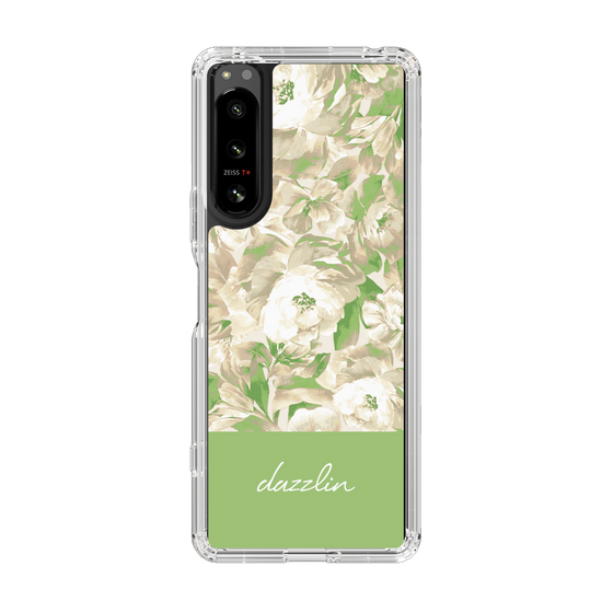 Slim Protection Case［ dazzlin - PaintFlower - Green ］