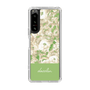 Slim Protection Case［ dazzlin - PaintFlower - Green ］