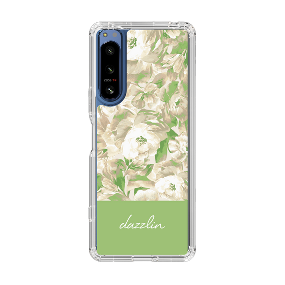 Slim Protection Case［ dazzlin - PaintFlower - Green ］
