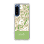 Slim Protection Case［ dazzlin - PaintFlower - Green ］