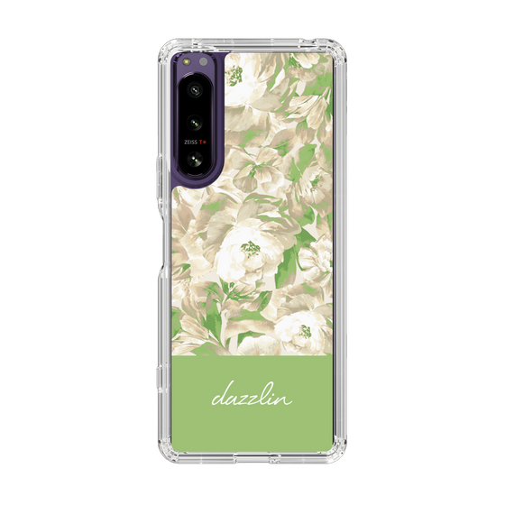 Slim Protection Case［ dazzlin - PaintFlower - Green ］