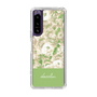 Slim Protection Case［ dazzlin - PaintFlower - Green ］