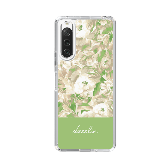 Slim Protection Case［ dazzlin - PaintFlower - Green ］