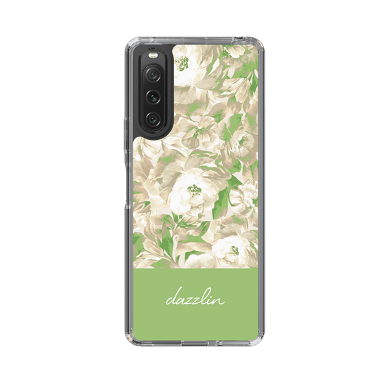 Slim Protection Case［ dazzlin - PaintFlower - Green ］