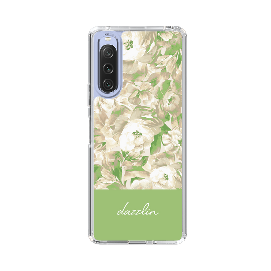 Slim Protection Case［ dazzlin - PaintFlower - Green ］
