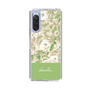 Slim Protection Case［ dazzlin - PaintFlower - Green ］
