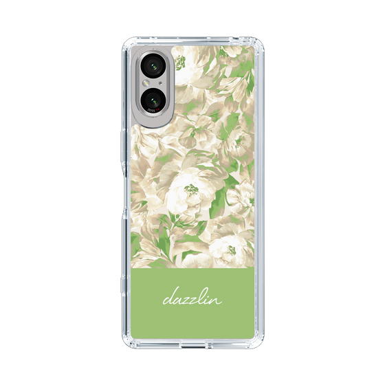 Slim Protection Case［ dazzlin - PaintFlower - Green ］