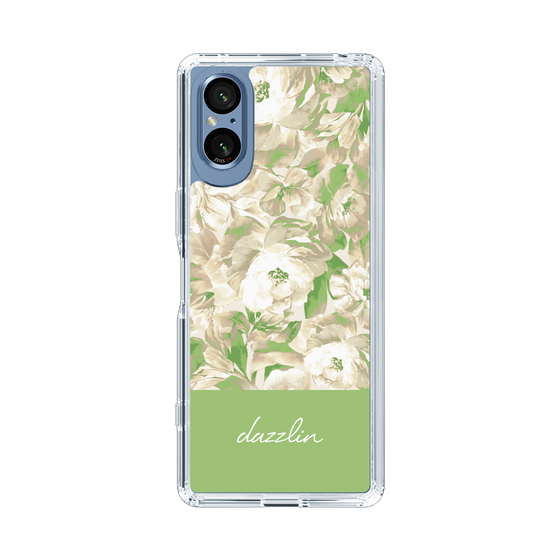 Slim Protection Case［ dazzlin - PaintFlower - Green ］
