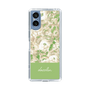 Slim Protection Case［ dazzlin - PaintFlower - Green ］