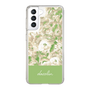 Slim Protection Case［ dazzlin - PaintFlower - Green ］