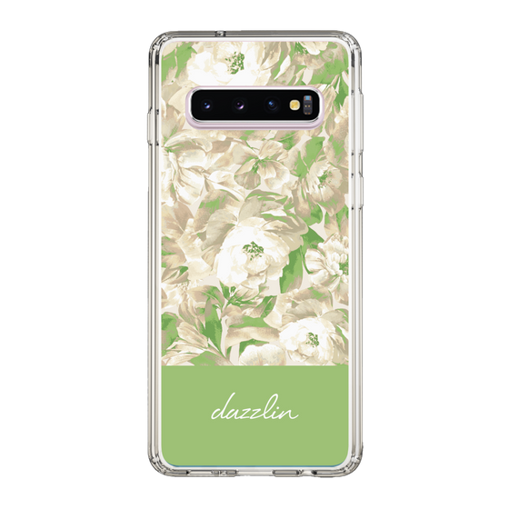 Slim Protection Case［ dazzlin - PaintFlower - Green ］