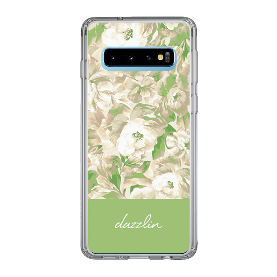 Slim Protection Case［ dazzlin - PaintFlower - Green ］