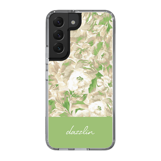 Slim Protection Case［ dazzlin - PaintFlower - Green ］