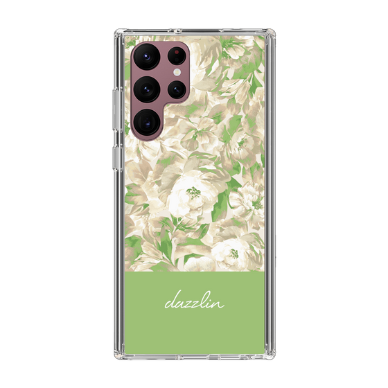Slim Protection Case［ dazzlin - PaintFlower - Green ］