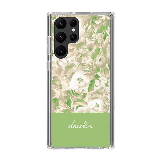 Slim Protection Case［ dazzlin - PaintFlower - Green ］