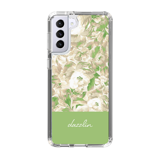 Slim Protection Case［ dazzlin - PaintFlower - Green ］