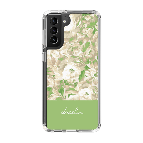 Slim Protection Case［ dazzlin - PaintFlower - Green ］