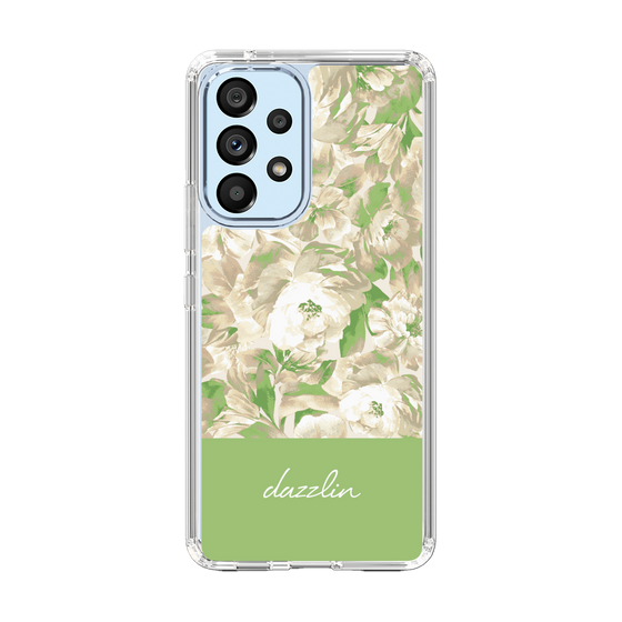 Slim Protection Case［ dazzlin - PaintFlower - Green ］