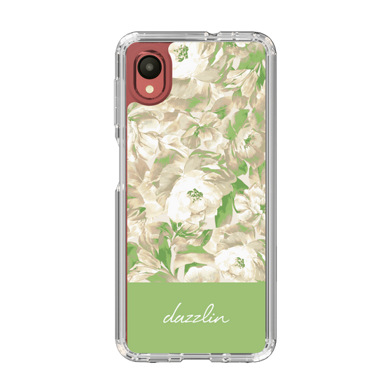 Slim Protection Case［ dazzlin - PaintFlower - Green ］