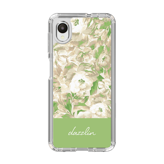 Slim Protection Case［ dazzlin - PaintFlower - Green ］