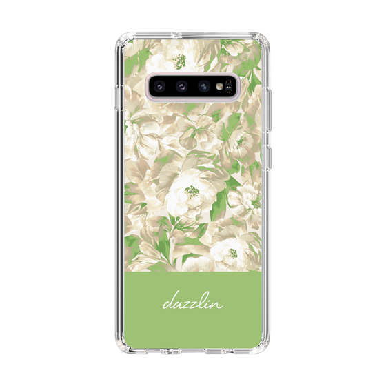 Slim Protection Case［ dazzlin - PaintFlower - Green ］
