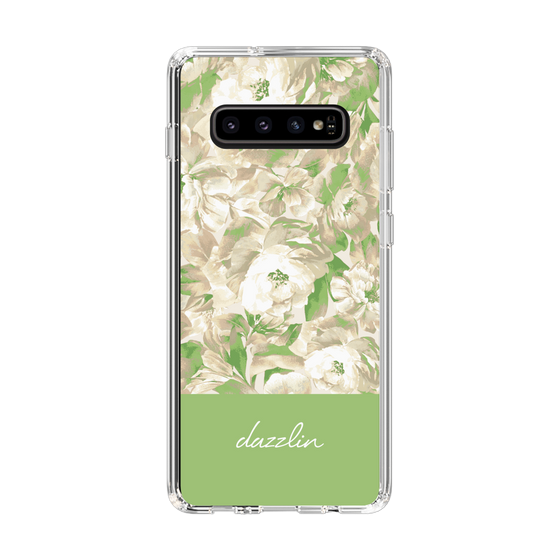 Slim Protection Case［ dazzlin - PaintFlower - Green ］