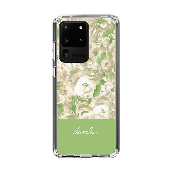 Slim Protection Case［ dazzlin - PaintFlower - Green ］